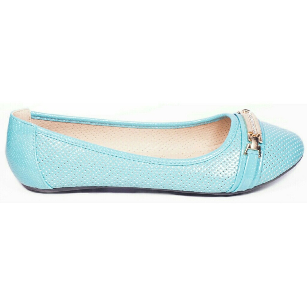 Women Bracelet Buckle Ballet Flats,  b-2065, Sage - Picture 2 of 5